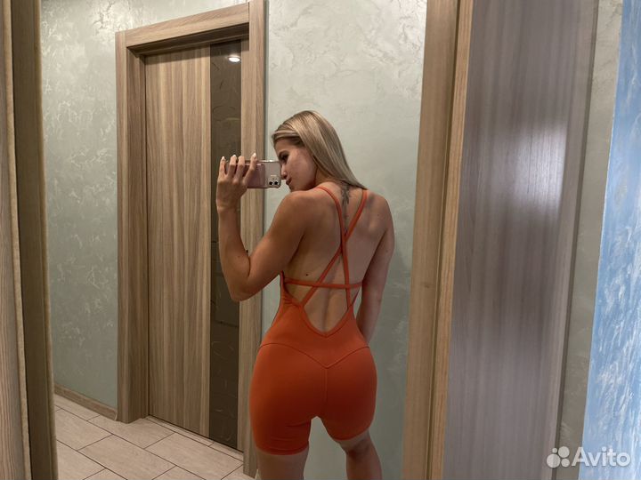 Комбинезон женский спортивный для фитнеса