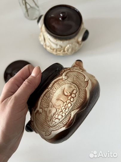 Глиняный горшок для запекания