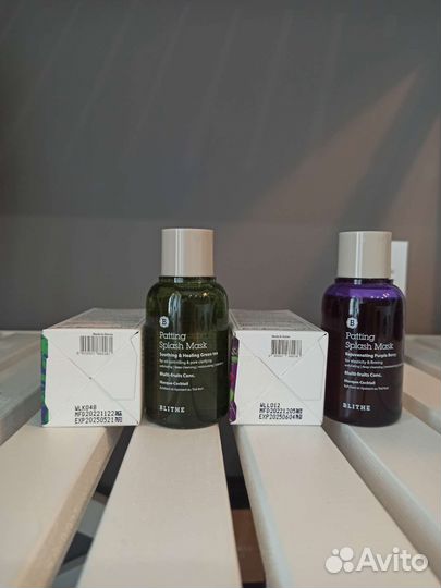 Blithe Сплэш-маски Green Tea и Purple Berry 70 мл