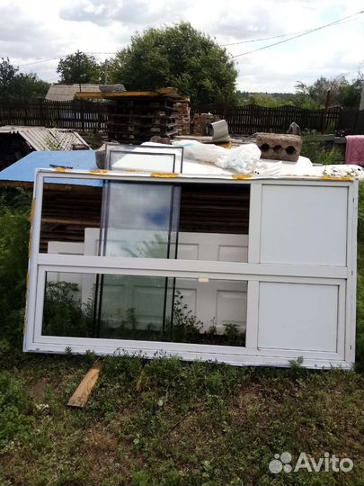 Балконный блок, полностью в сборе