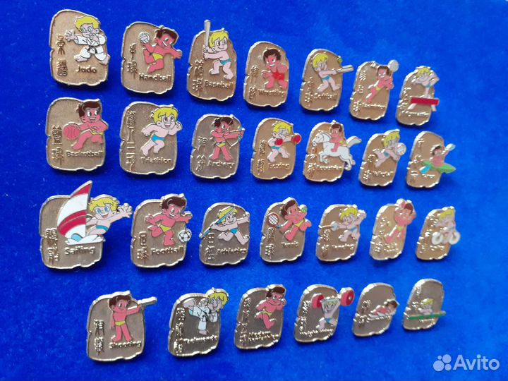 Полный набор значков. Олимпиада 2008. Пекин