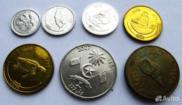 Монеты Мальдив. Обмен