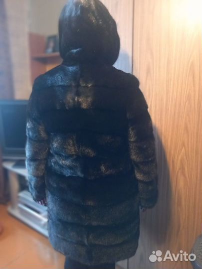 Шуба норковая 46 48 черная