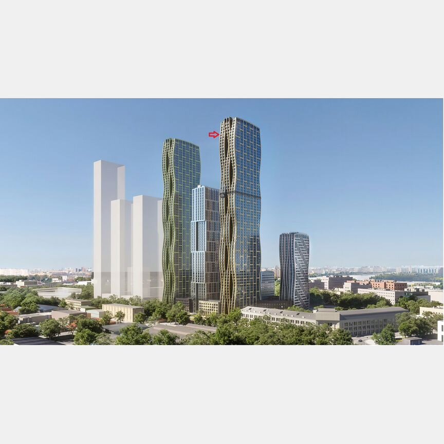 2-к. квартира, 36,3 м², 60/66 эт.