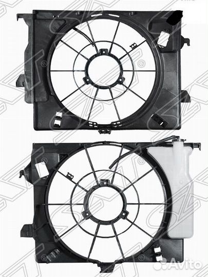 Кожух радиатора киа рио 3 / солярис