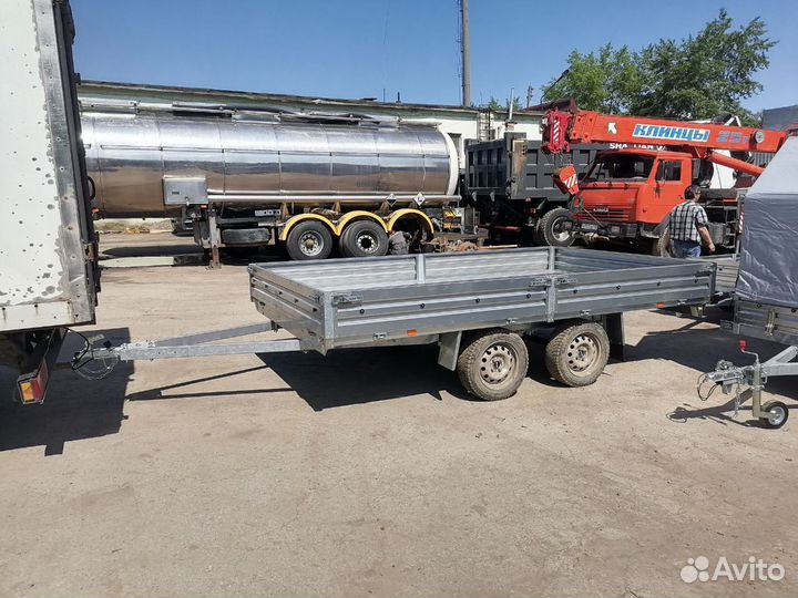 Прицеп двухосный. Самый большой прицеп. Арива