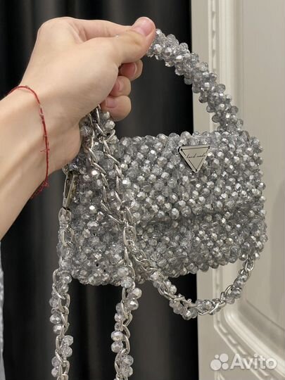 Сумка ручная работа из хрусталя