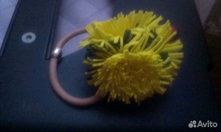 Резинка для волос одуванчики