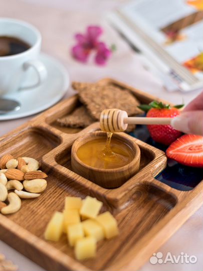 Менажница подарочная с рисунком 