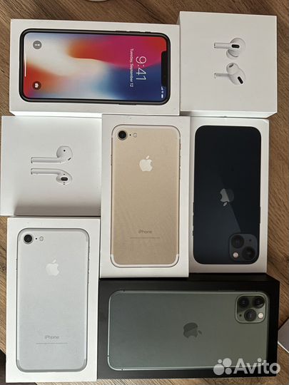 Коробки от apple