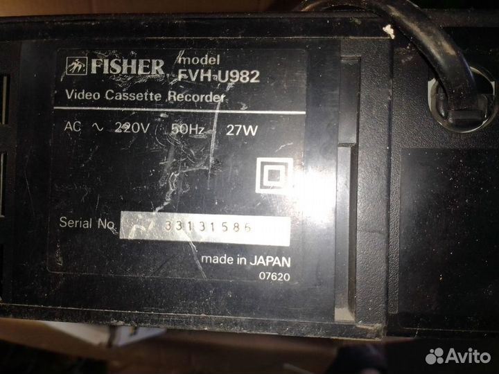 Видеомагнитофон Fisher