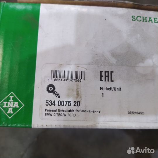 534007520 ролик натяжной peugeot 206 307 1.4 1.6