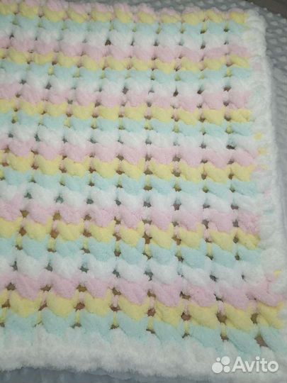 Плед детский плюшевый