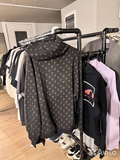 Худи Represent Logo Full Black Оригинал