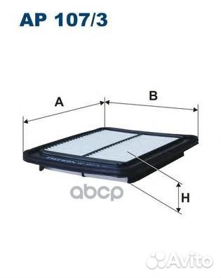 Фильтр воздушный Hyundai I10 (PA) 1,1 с07г. Fil