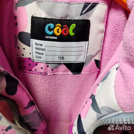 Зимний комбинезон для девочки 116