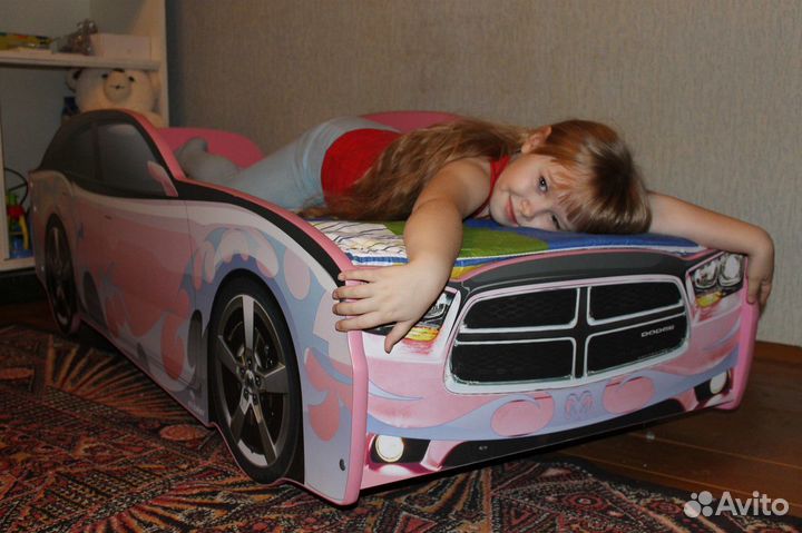 Детская кровать машина Мустанг в наличии в Перми