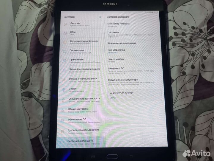 Планшет samsung galaxy tab a sm-t555