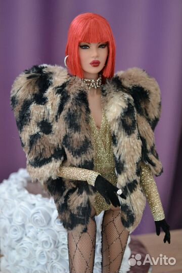 Шуба-сердце для кукол IT (новые цвета)