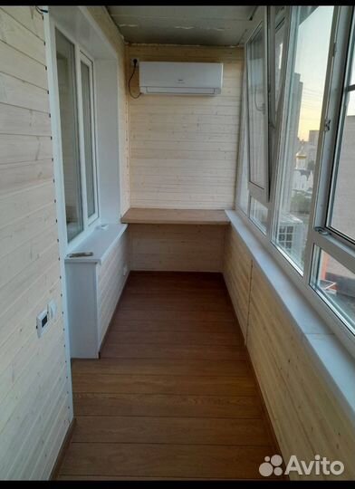 Отделка лоджии