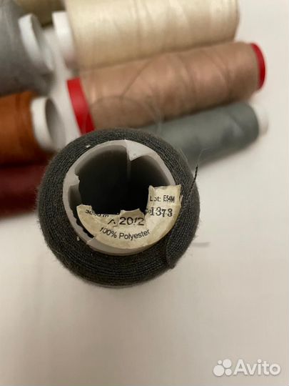 Нитки швейные бабины