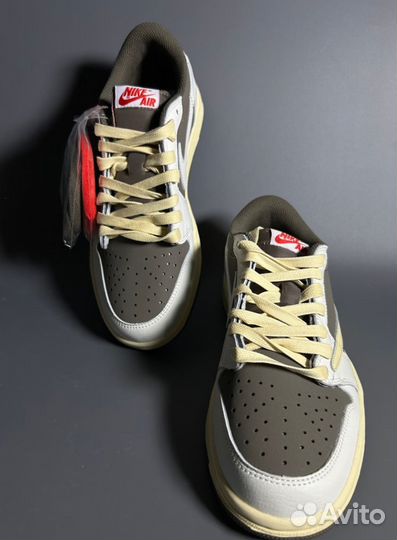 Кроссовки Travis Scott x Air Jordan 1 Люкс