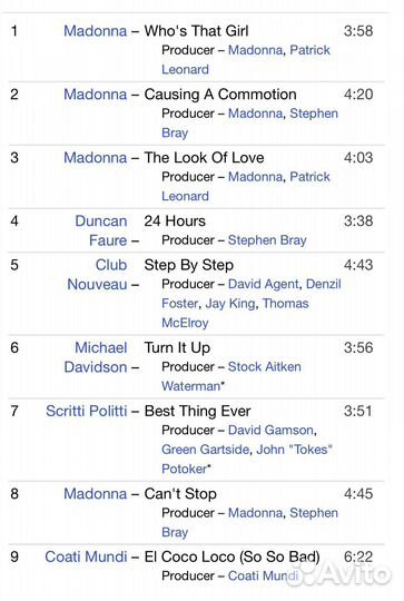 Madonna-Who’s That Girl /Soundtrack/ CD Germany