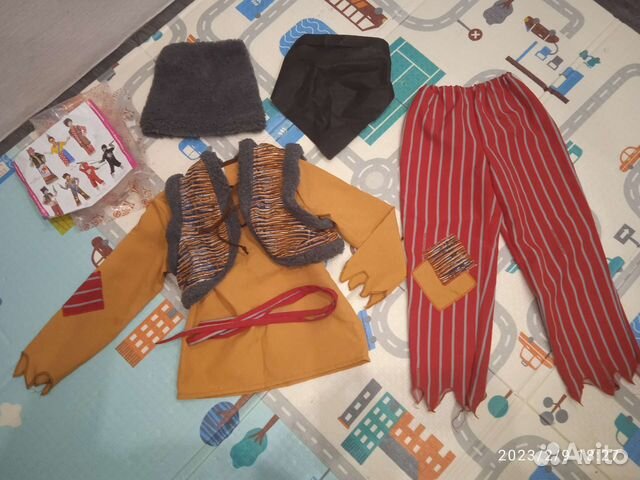 Карнавальный костюм разбойник,пират,людоед 128-140