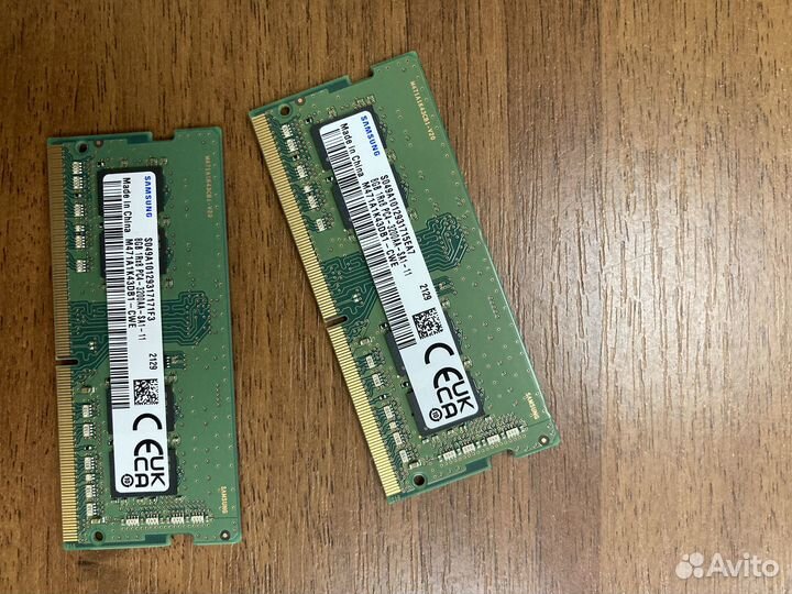 Оперативная память ddr4 2x8gb 3200 samsung