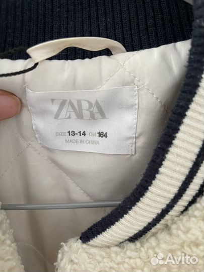 Бомбер для девочки zara 164