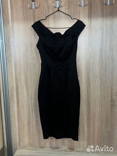 Платье с бантом