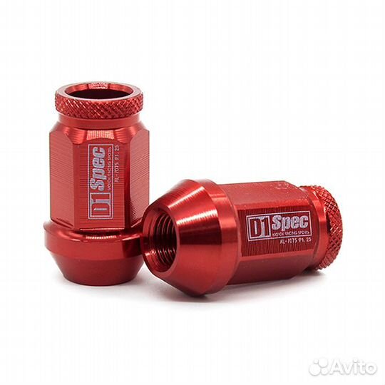 Гайки D1 Spec M12x1.5 (Красный)