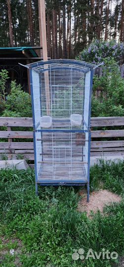 Продам аквариум и клетку для птиц