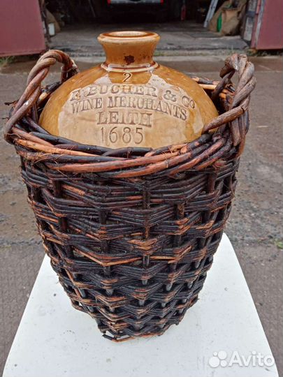 Керамическая бутыль, антикварная, Шотландия