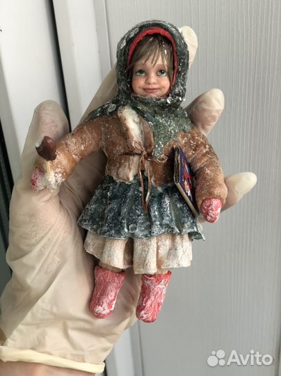Ватные елочные игрушки