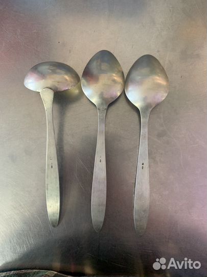 Серебрянные столовые приборы