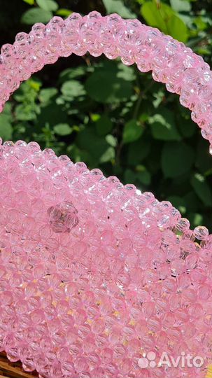 Сумка из акриловых бусин