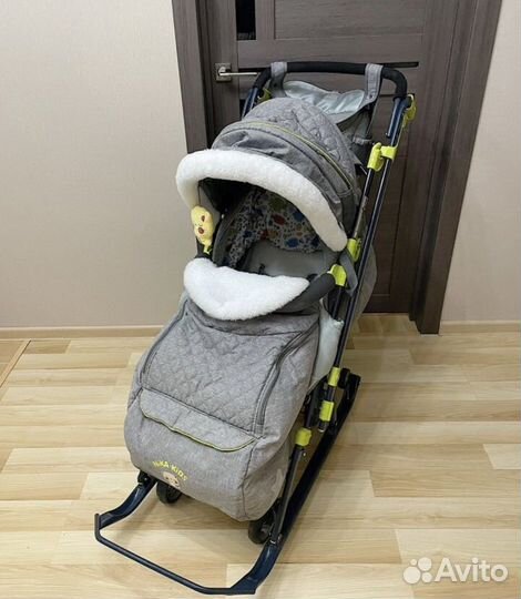 Детские санки коляска