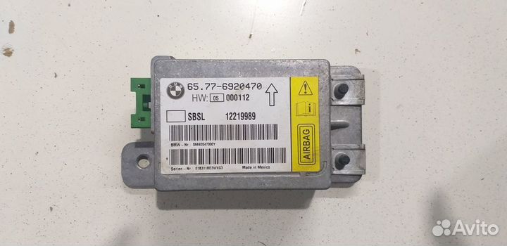 Датчик удара (Airbag) BMW 7 E65 E66 (2001 2008)
