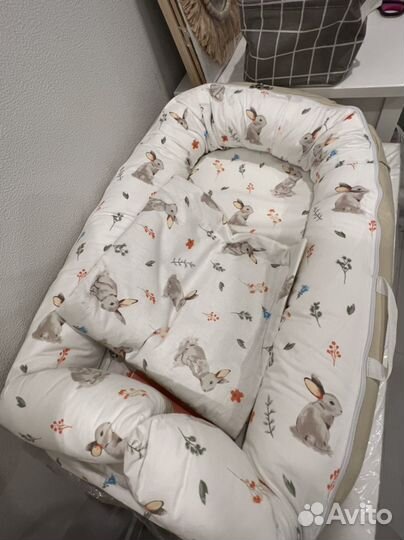 Кокон гнездышко для новорожденных lombee