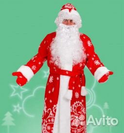 Костюм деда мороза новый