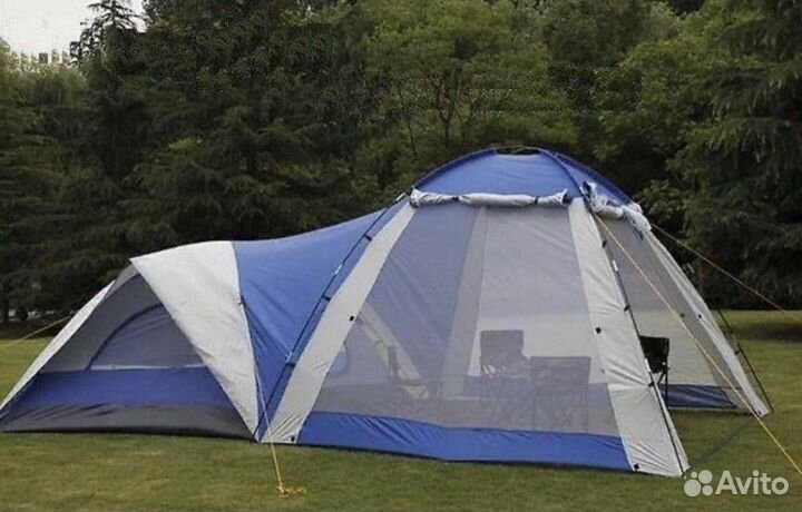 Палатка 4-х местная с шатром ly 1706