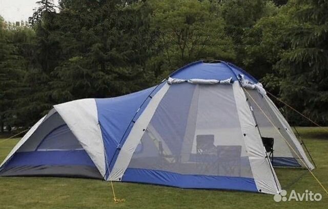 Палатка 4-х местная с шатром ly 1706