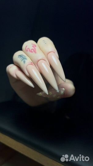 Маникюр / Наращивание / Сложный дизайн