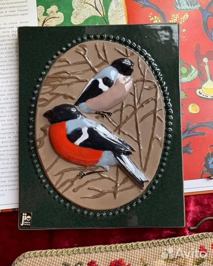 Винтажное настенное панно Швеция