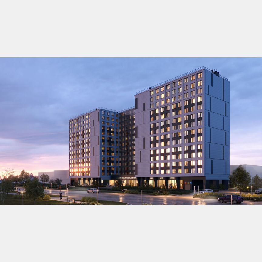 Апартаменты-студия, 39,2 м², 12/14 эт.