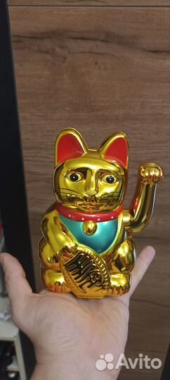 Кот манеки нек, Денежный кот 15см