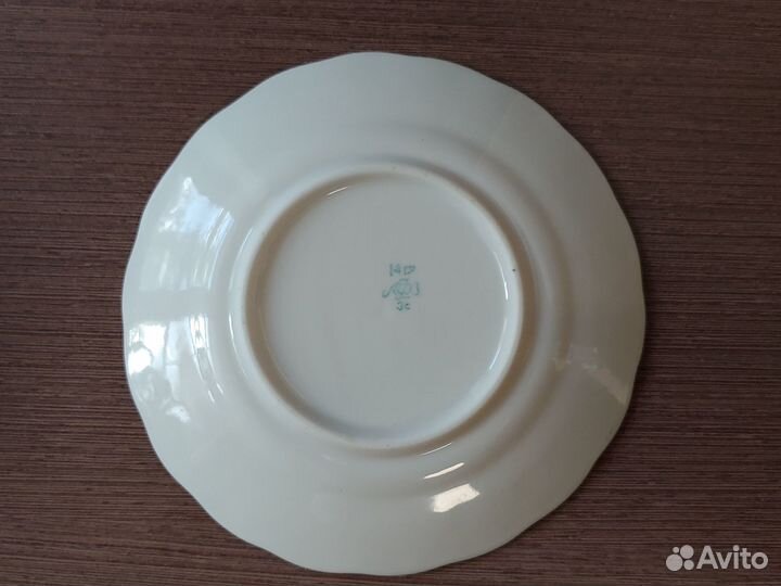 Кобальтовая сетка лфз, тарелки десертные