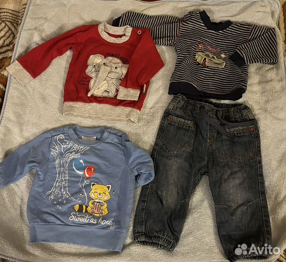 Вещи для мальчиков размер 68-74