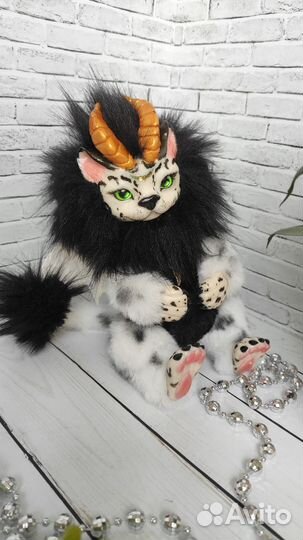 Игрушка мягкая дракон плюшевая кукла